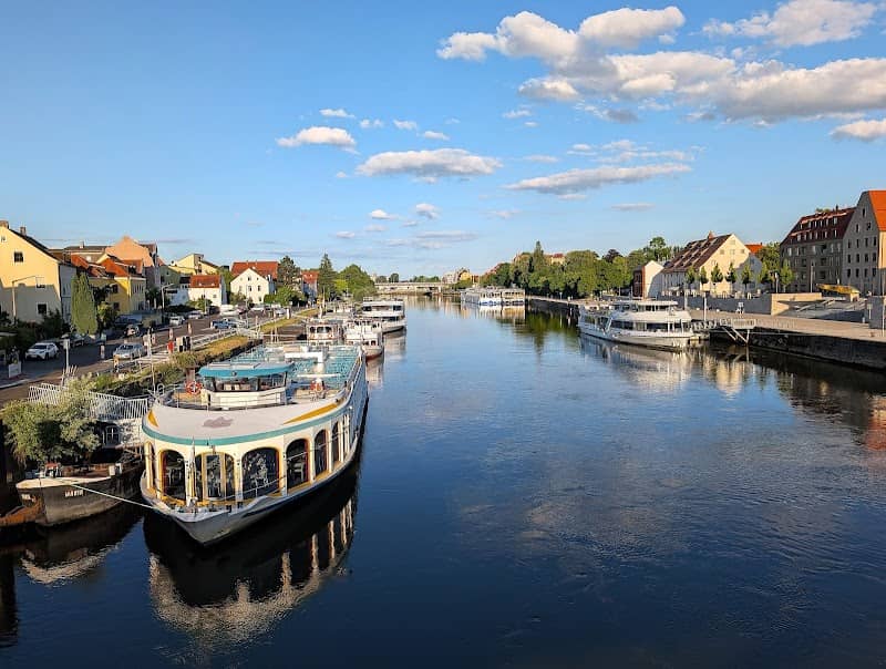 Post card view of Regensburg-Old stone bridge - Image 3