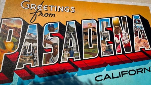 Greetings From Pasadena Mural - Image 4
