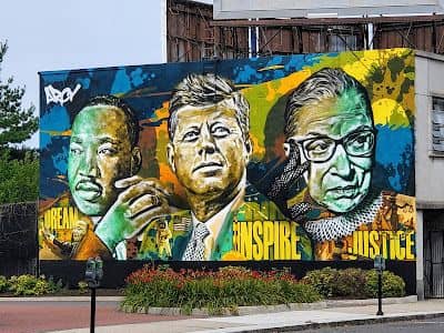MURAL: Dream, Inspire, and Justice (MLK, JFK, and RBG) - Image 2