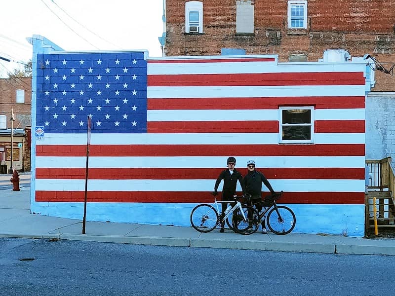 USA Flag Mural - Image 1