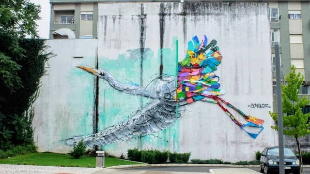 Bordalo ll " A Cegonha" - Image 1