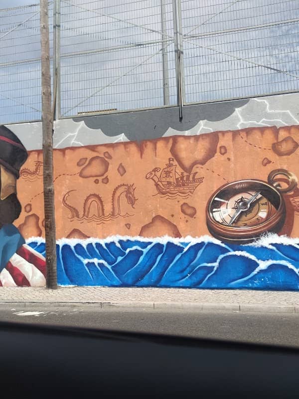 One Piece Going Merry mural - Image 1