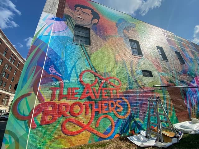 The Avett Brothers’ Tribute Mural - Image 1