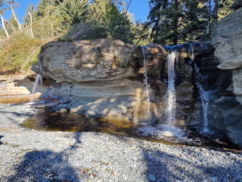 Sandcut Beach Waterfall - Image 1