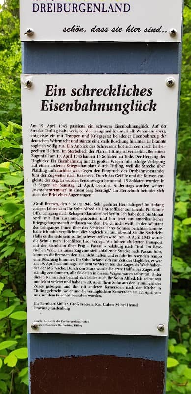 Mahnmal Zugunglück - Image 1
