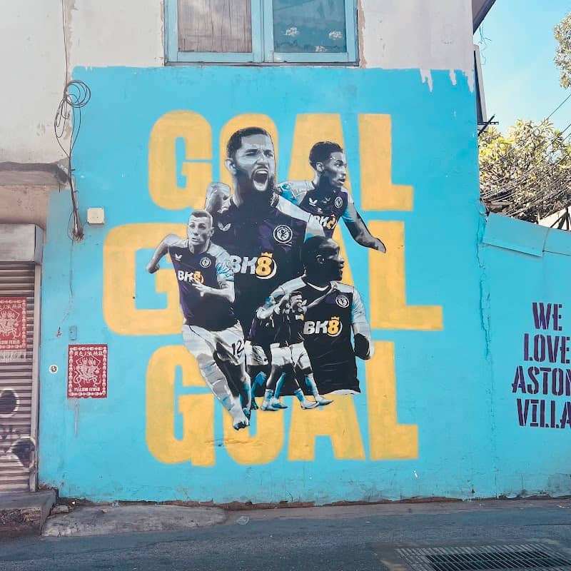 Aston Villa Graffiti mural - Image 2