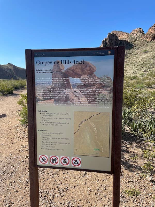 Grapevine Hills Trailhead - Image 2
