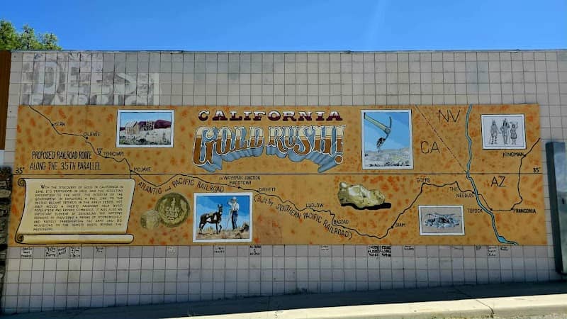 California Gold Rush mural - Image 1