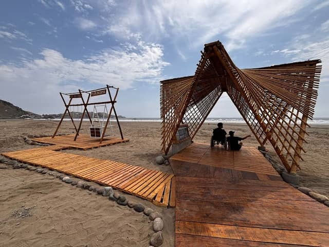 Playa Bujama - panel de informacion turistica - Image 1