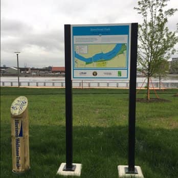 Newark Riverfront Park, Orange Sticks - Image 2