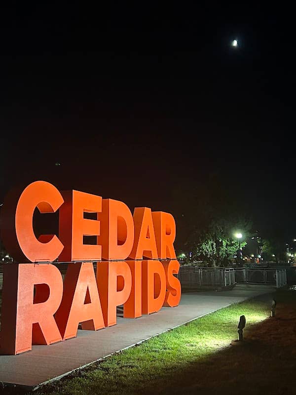 Cedar Rapids Sign - Image 1