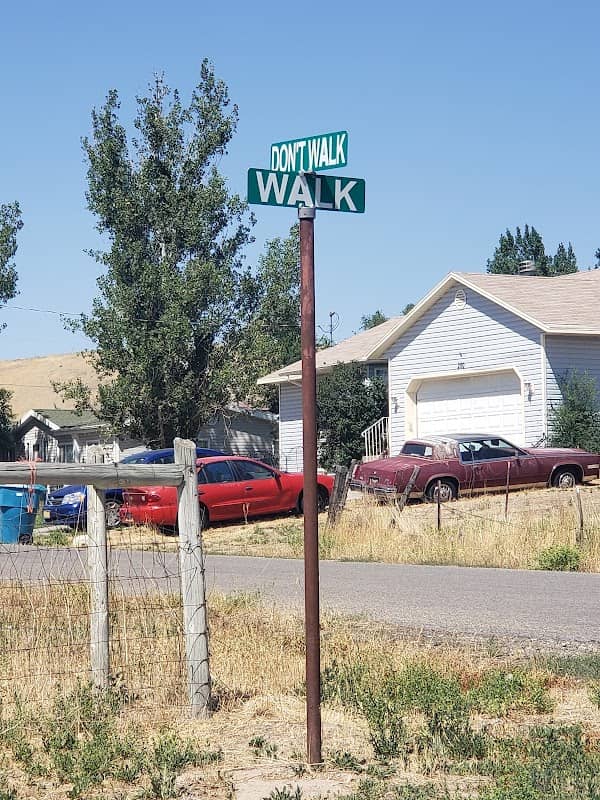Corner of Walk, Don't Walk, Stockton Utah - Image 1