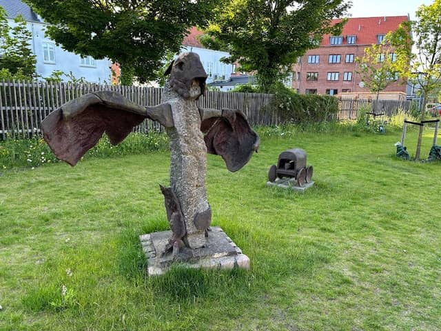 Skulptur "Fuglefænger" - Image 1