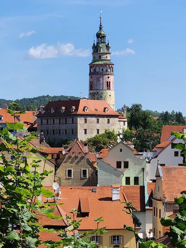 Hillside Viewpoint of Cesky Krumlov - Image 1