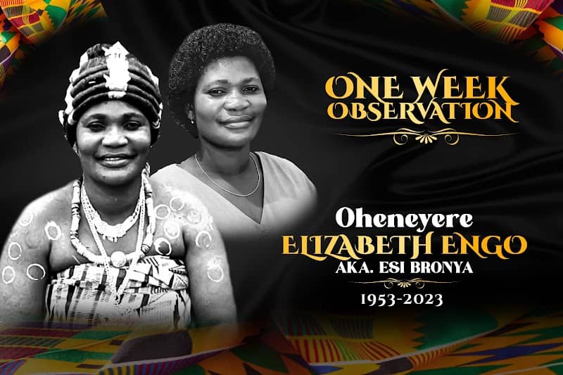 Late Oheneyere Elizabeth 1 week observation - Image 1