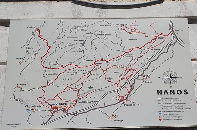 Carte des randonnées - Image 1