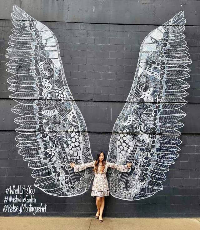 What Lifts You Wing Mural - Image 2