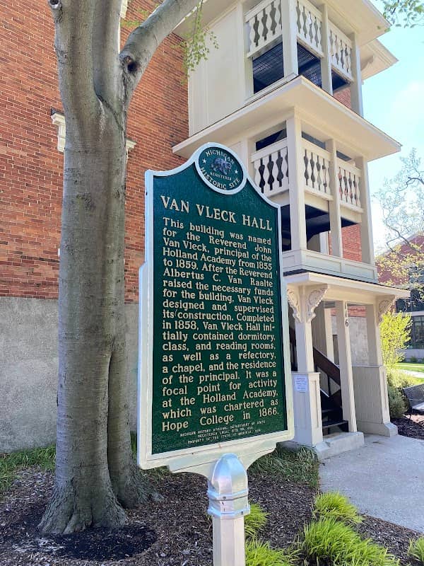 Van Vleck Hall Historical Marker - Image 2