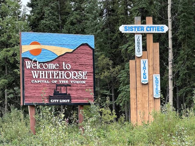 Welcome to Whitehorse sign - Image 2