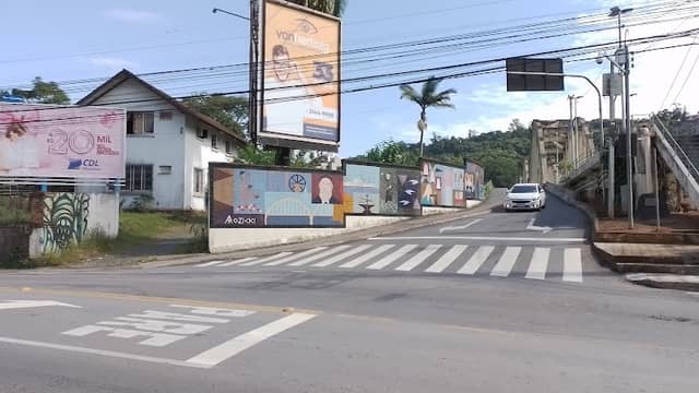 Painel Artístico Antônio Rozicki, Ponte dos Arcos, Blumenau - SC - Image 1