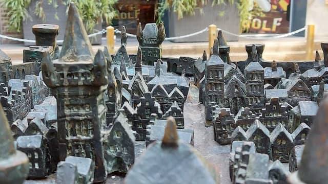 Bronzen maquette vestingstad Roermond - Image 2