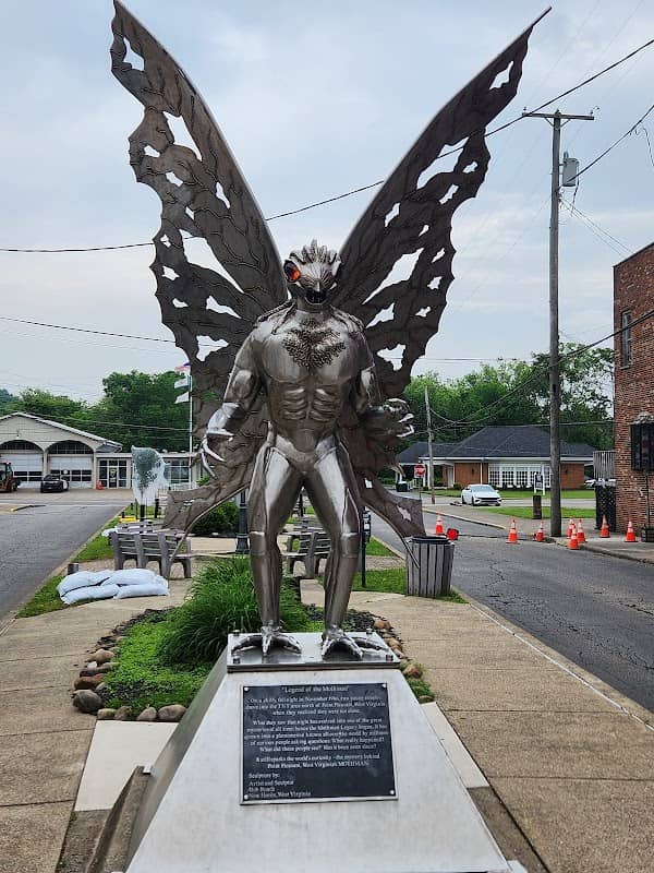 Mothman Statue and Marker - Image 1