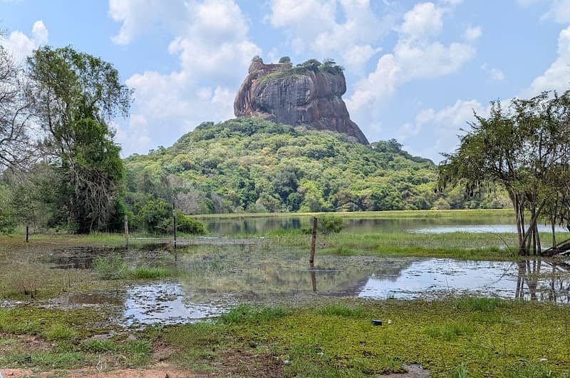 Sigiriya Rock View from Sigiriya Tank - Image 1