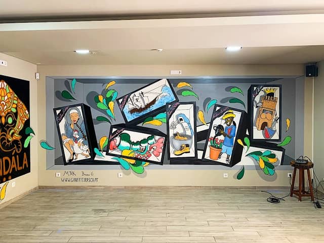 Graffiti by Mak & Bruna G: Mandala GastroPub - Image 1