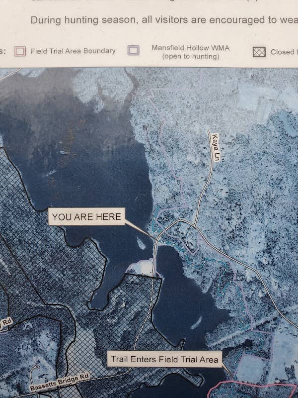 Parking Lot - Mansfield Hollow Field Trial & Wildlife Management* & Nipmuck Lower East End of trail - Image 1