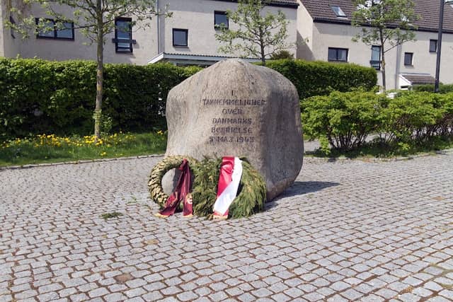 Liberation stone in Gilleleje - Image 1