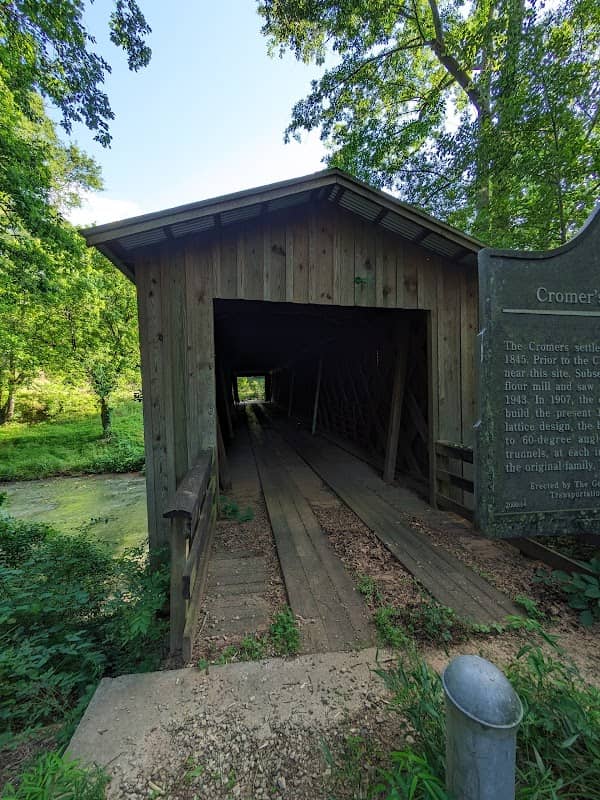 Historic Cromer's Mill Covered Bridge - Image 2