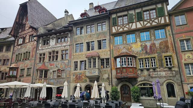 Panorama Stein am Rhein von der Brücke - Image 3