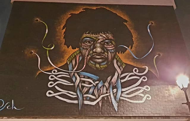 Jimi Hendrix Wall by Otto Schade - Image 2