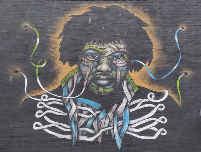 Jimi Hendrix Wall by Otto Schade - Image 1