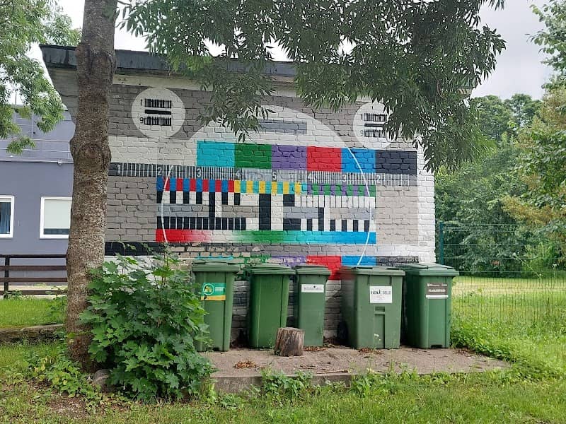 Street art "TV testpilt" - Image 1
