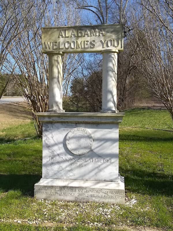 Alabama Welcome Sign - Image 1