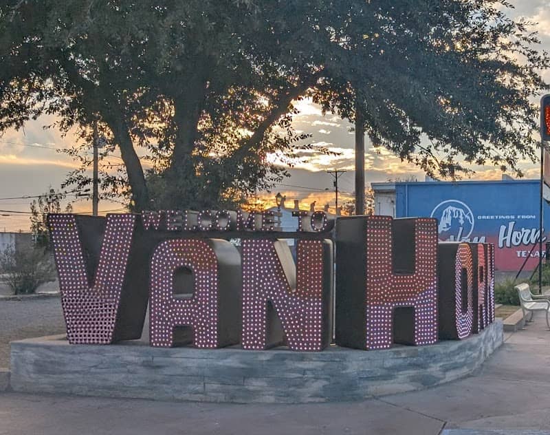 Van Horn Light up Sign - Image 1