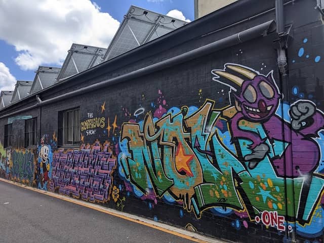 Bank Ln Street Art - Image 1