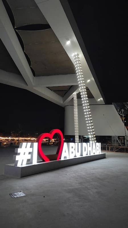I Love Abu dhabi Sign - Image 1