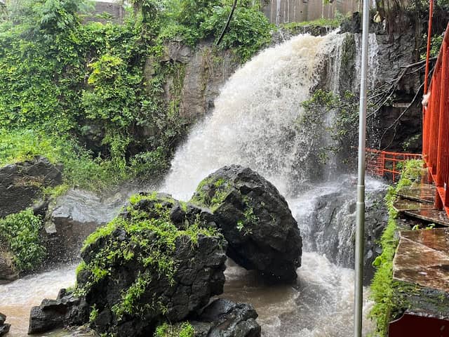 Ujalai Devi Temple, Waterfall - Image 1