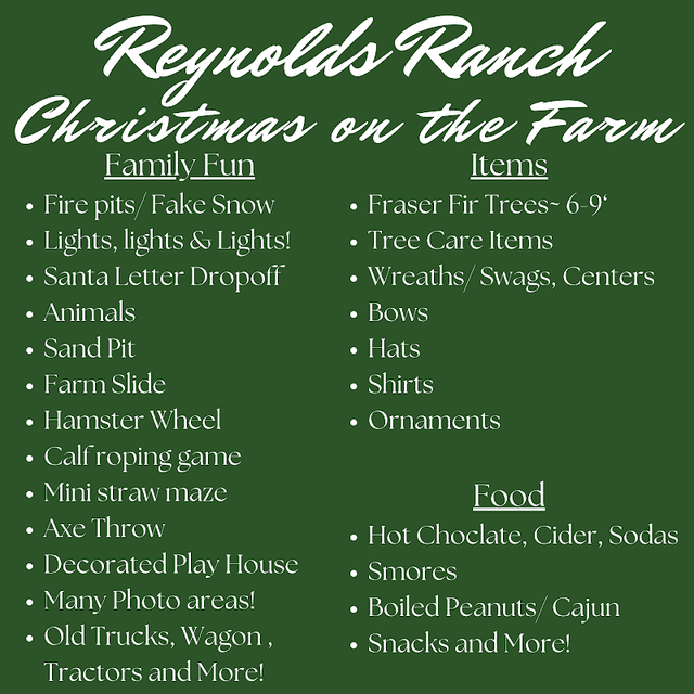 Reynolds Ranch - Christmas on the Farm - Image 1