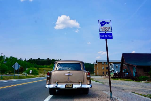 Peak to Peak Scenic Byway sign - Image 2