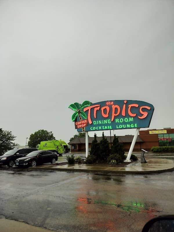 The Tropics Restaurant Neon Sign - Image 2