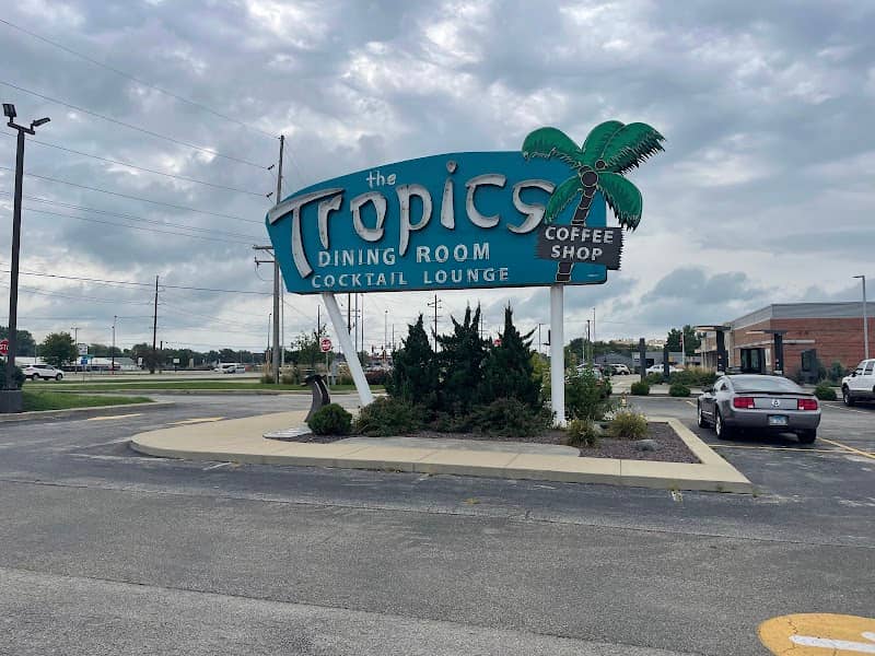 The Tropics Restaurant Neon Sign - Image 1