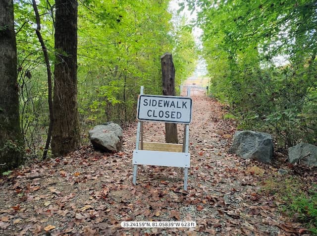 Junction CLOSED : Rocky Branch Trail - Goat Island Park - Image 1