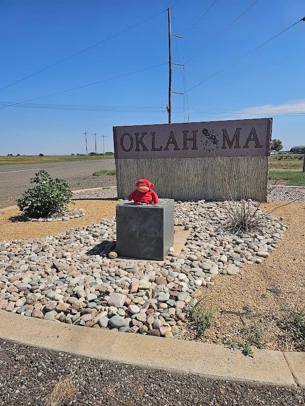 Texas-Oklahoma Border Marker - Image 2