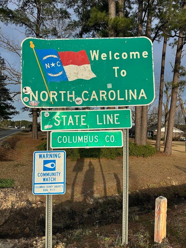 Welcome to North Carolina Sign – Columbus County - Image 2