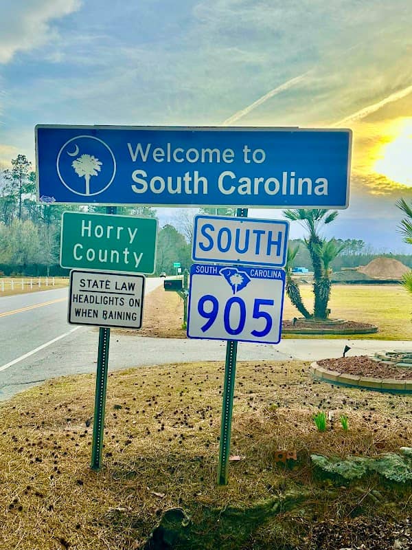 Welcome to North Carolina Sign – Columbus County - Image 1
