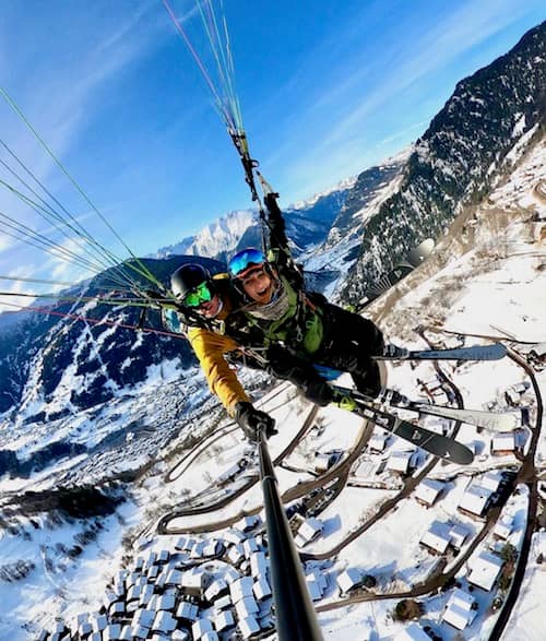 Tandem paragliding flight Verbier - Fly-Xperience - Image 1