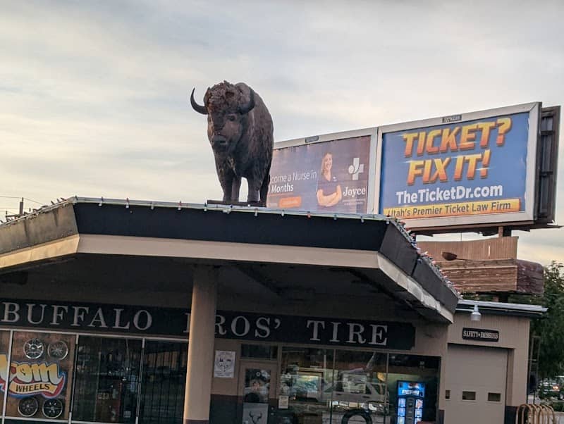 Buffalo Bros Bison Statue - Image 1